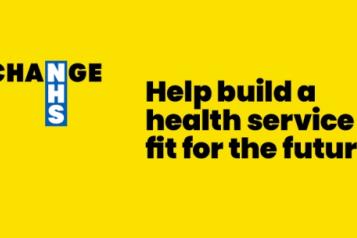 Change NHS logo on yellow background